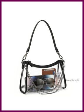 TPU Crossbody Bag Mini Stadium Approved Clear Purse